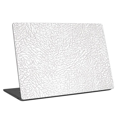 Elephant Print White Universal Laptop 12in (9.8 x 6.8in) Skin