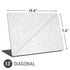 Elephant Print White Universal Laptop 13in (10.6 x 7.6in) Skin