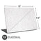 Elephant Print White Universal Laptop 16in (13 x 9.4in) Skin