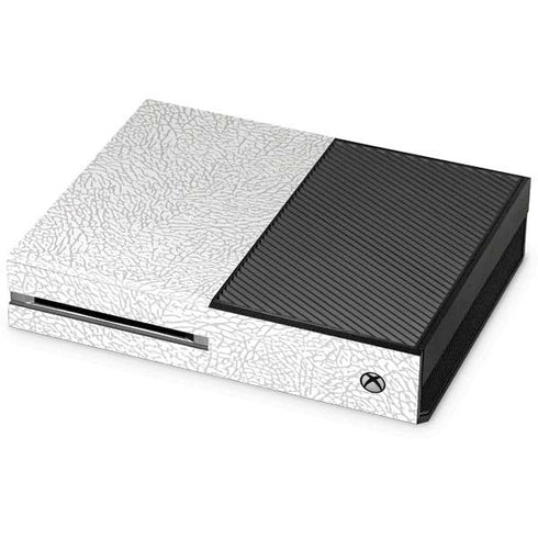 Elephant Print White Xbox One Console Skin