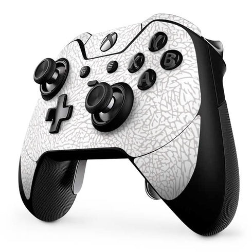 Elephant Print White Xbox One Elite Controller Skin