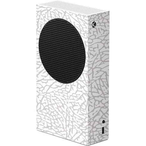 Elephant Print White Xbox Series S Console Skin