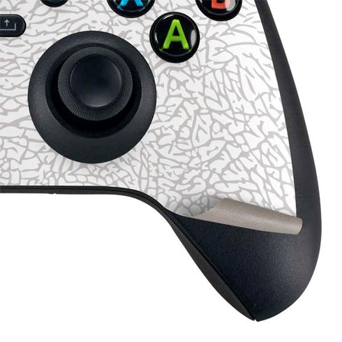Elephant Print White Xbox Series X Controller Skin