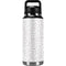 Elephant Print White YETI Rambler 36oz Bottle Skin