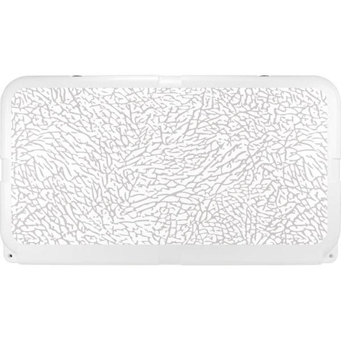 Elephant Print White YETI Tundra 65 Hard Cooler Skin