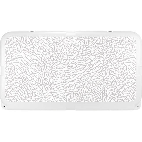 Elephant Print White YETI Tundra 75 Hard Cooler Skin