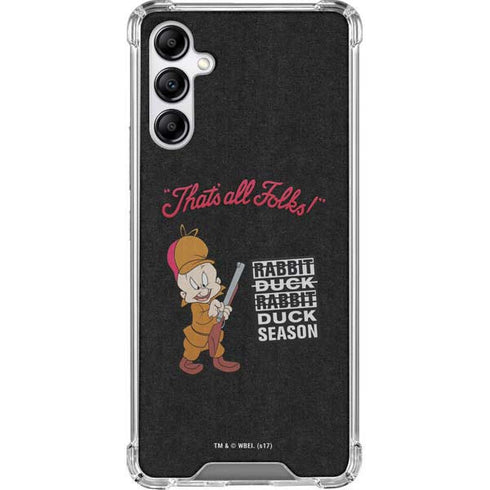 Looney Tunes Elmer Fudd Thats All Folks Galaxy A14 5G Clear Case