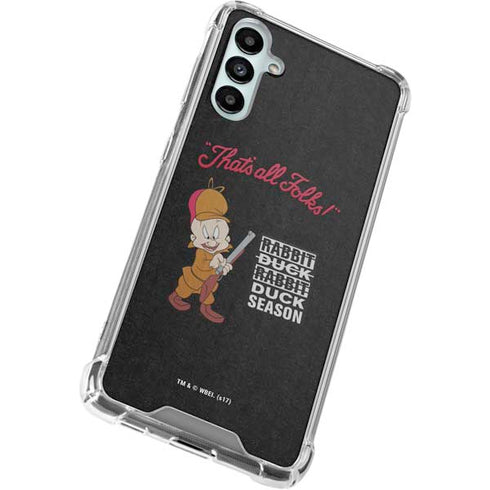 Looney Tunes Elmer Fudd Thats All Folks Galaxy A14 5G Clear Case