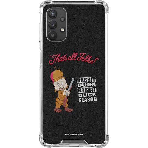 Looney Tunes Elmer Fudd Thats All Folks Galaxy A32 5G Clear Case