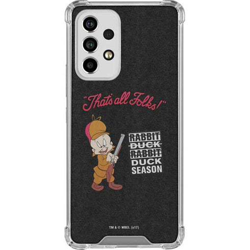 Looney Tunes Elmer Fudd Thats All Folks Galaxy A33 5G Clear Case