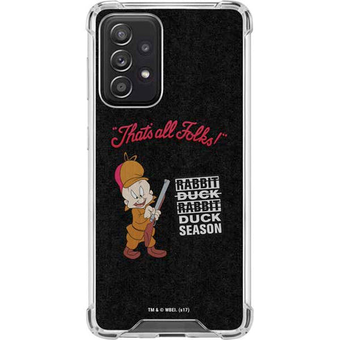 Looney Tunes Elmer Fudd Thats All Folks Galaxy A52 5G Clear Case