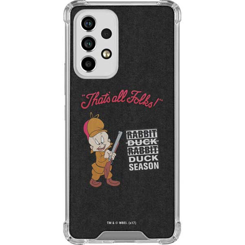 Looney Tunes Elmer Fudd Thats All Folks Galaxy A53 5G Clear Case
