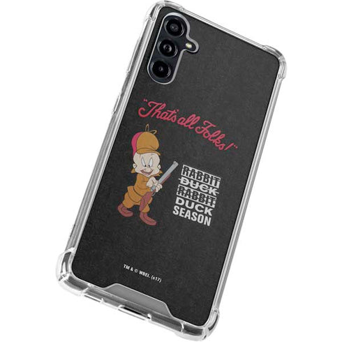 Looney Tunes Elmer Fudd Thats All Folks Galaxy A54 5G Clear Case