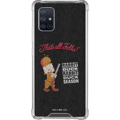 Looney Tunes Elmer Fudd Thats All Folks Galaxy A71 5G Clear Case