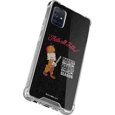 Looney Tunes Elmer Fudd Thats All Folks Galaxy A71 5G Clear Case