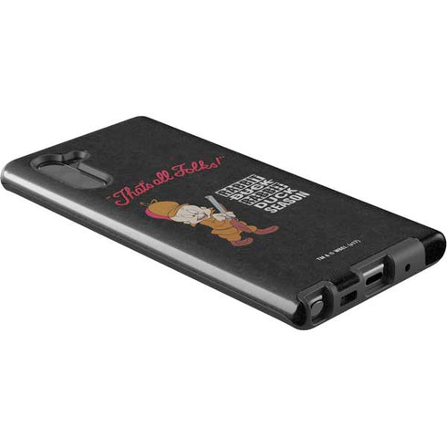 Looney Tunes Elmer Fudd Thats All Folks Galaxy Note 10 Pro Case