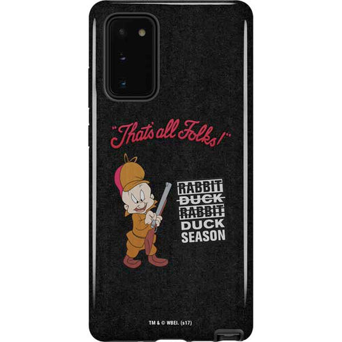 Looney Tunes Elmer Fudd Thats All Folks Galaxy Note20 5G Pro Case