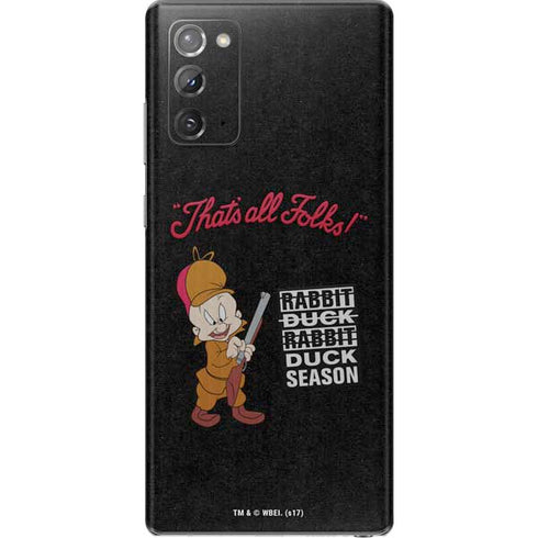 Looney Tunes Elmer Fudd Thats All Folks Galaxy Note20 5G Skin