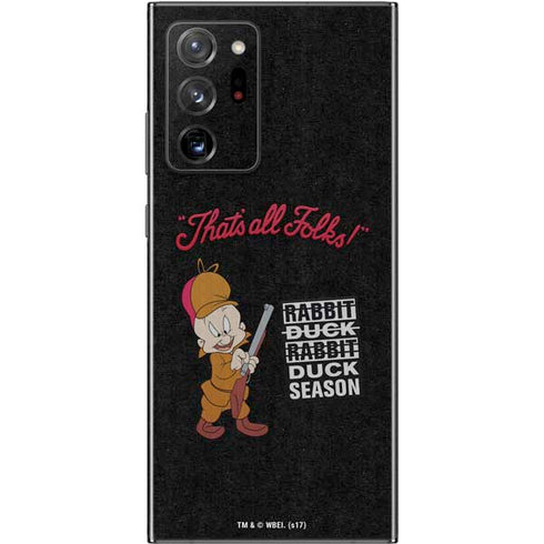 Looney Tunes Elmer Fudd Thats All Folks Galaxy Note20 Ultra 5G Skin
