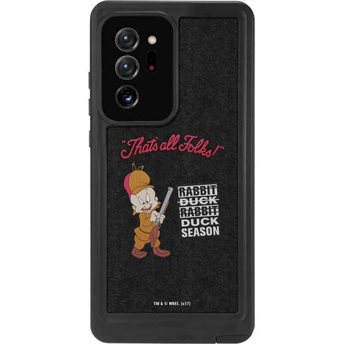 Looney Tunes Elmer Fudd Thats All Folks Galaxy Note20 Ultra 5G Waterproof Case