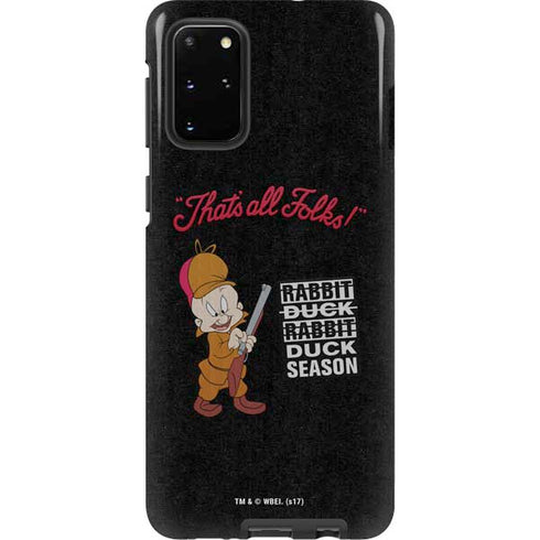 Looney Tunes Elmer Fudd Thats All Folks Galaxy S20 Plus Pro Case