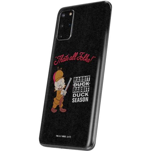 Looney Tunes Elmer Fudd Thats All Folks Galaxy S20 Plus Skin