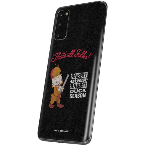 Looney Tunes Elmer Fudd Thats All Folks Galaxy S20 Skin