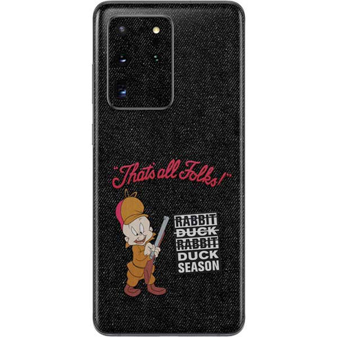 Looney Tunes Elmer Fudd Thats All Folks Galaxy S20 Ultra 5G Skin