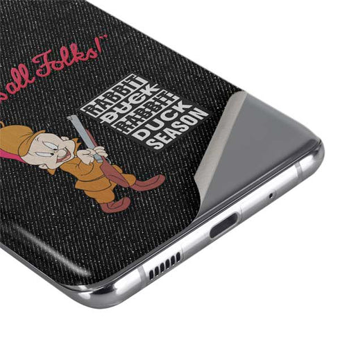 Looney Tunes Elmer Fudd Thats All Folks Galaxy S20 Ultra 5G Skin