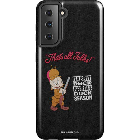 Looney Tunes Elmer Fudd Thats All Folks Galaxy S21 5G Pro Case