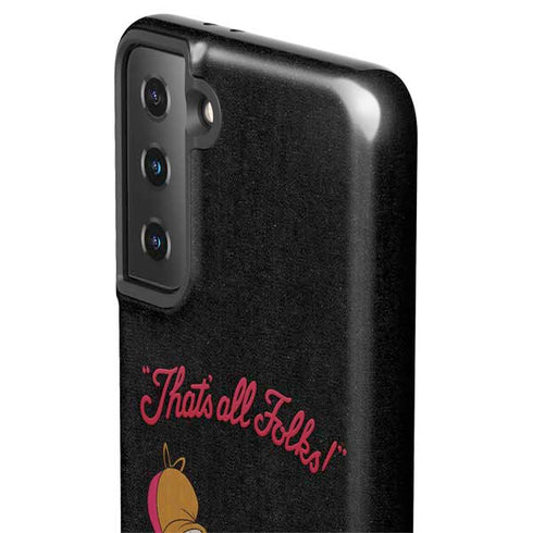 Looney Tunes Elmer Fudd Thats All Folks Galaxy S21 FE Pro Case