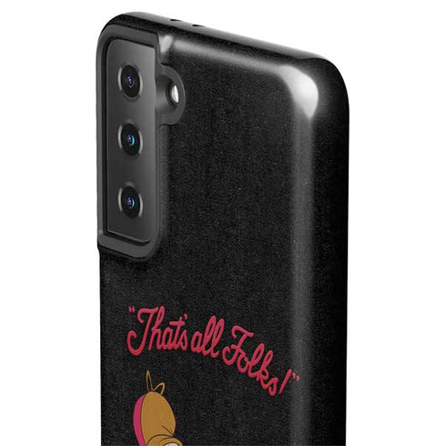 Looney Tunes Elmer Fudd Thats All Folks Galaxy S21 Plus 5G Pro Case
