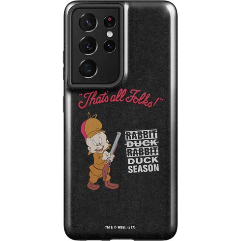 Looney Tunes Elmer Fudd Thats All Folks Galaxy S21 Ultra 5G Pro Case