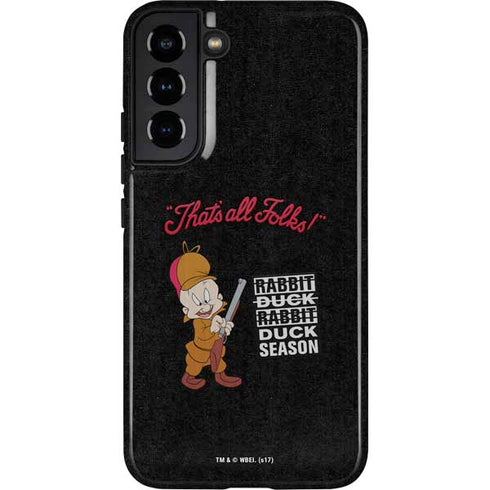 Looney Tunes Elmer Fudd Thats All Folks Galaxy S22 Plus Pro Case