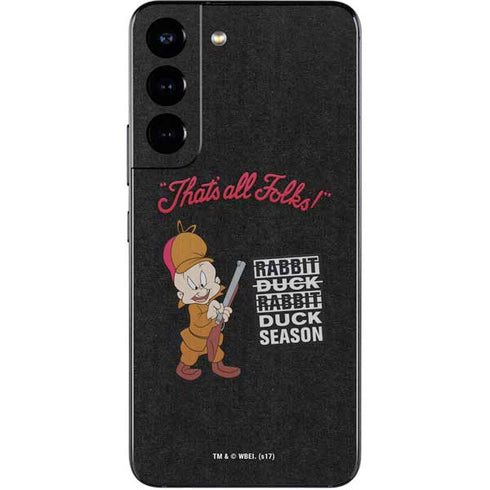 Looney Tunes Elmer Fudd Thats All Folks Galaxy S22 Skin