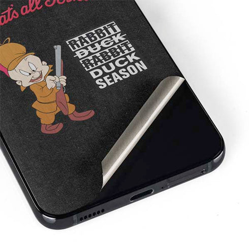 Looney Tunes Elmer Fudd Thats All Folks Galaxy S22 Skin