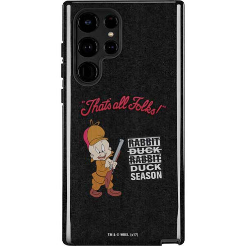 Looney Tunes Elmer Fudd Thats All Folks Galaxy S22 Ultra Pro Case