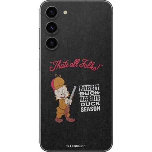 Looney Tunes Elmer Fudd Thats All Folks Galaxy S23 Plus Skin