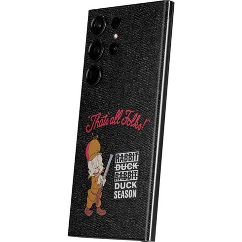 Looney Tunes Elmer Fudd Thats All Folks Galaxy S23 Ultra Skin