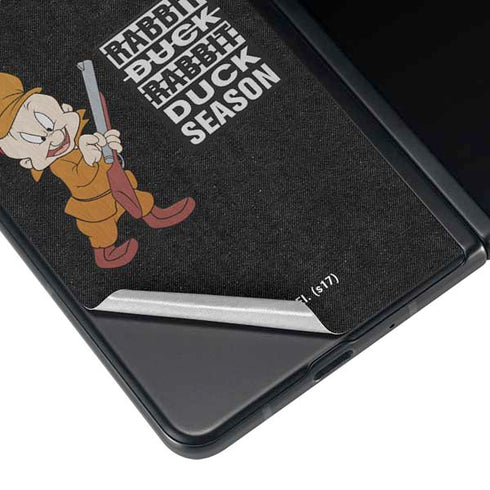 Looney Tunes Elmer Fudd Thats All Folks Galaxy Z Fold3 5G Skin