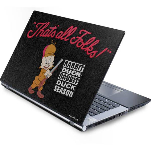 Looney Tunes Elmer Fudd Thats All Folks Generic Laptop Skin