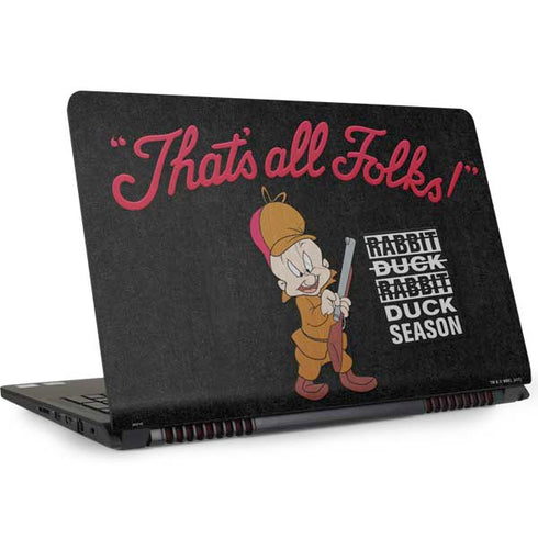 Looney Tunes Elmer Fudd Thats All Folks Dell Inspiron Skin