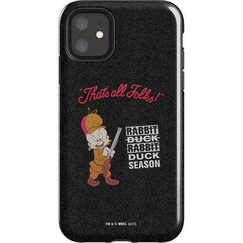 Looney Tunes Elmer Fudd Thats All Folks iPhone 11 Impact Case