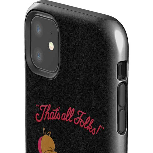 Looney Tunes Elmer Fudd Thats All Folks iPhone 11 Impact Case