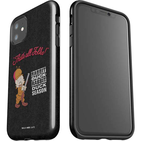 Looney Tunes Elmer Fudd Thats All Folks iPhone 11 Impact Case