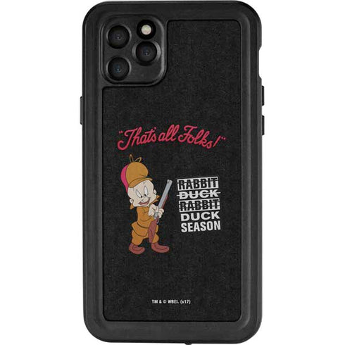 Looney Tunes Elmer Fudd Thats All Folks iPhone 11 Pro Max Waterproof Case