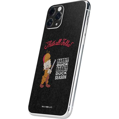 Looney Tunes Elmer Fudd Thats All Folks iPhone 11 Pro Skin