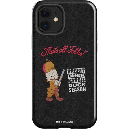 Looney Tunes Elmer Fudd Thats All Folks iPhone 12 Impact Case