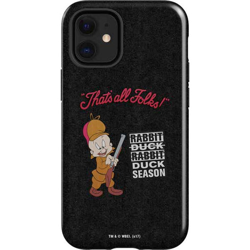 Looney Tunes Elmer Fudd Thats All Folks iPhone 12 Mini Impact Case