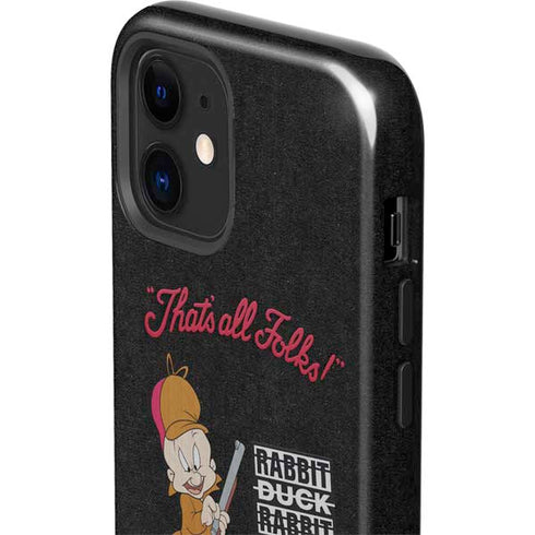 Looney Tunes Elmer Fudd Thats All Folks iPhone 12 Mini Impact Case